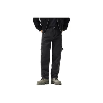 SONGS ALONG Jeans Unisex Black