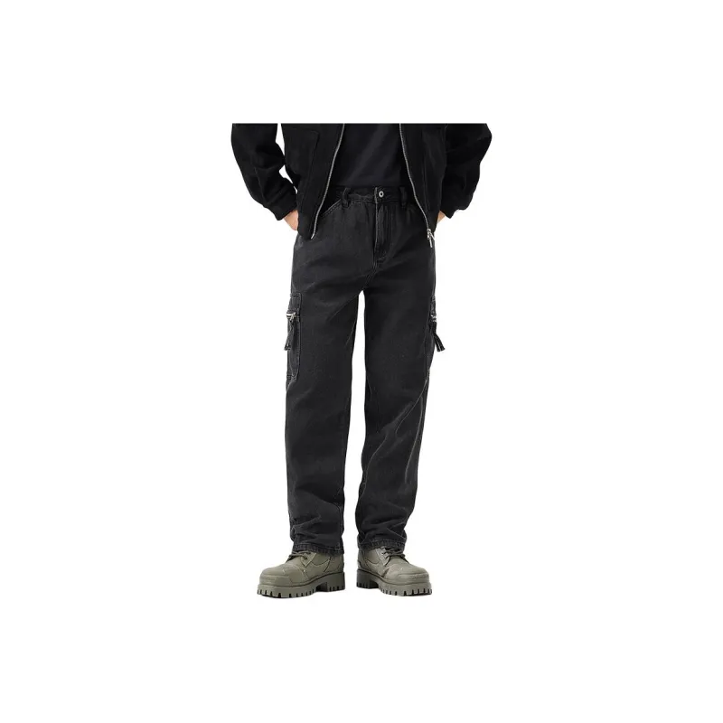 SONGS ALONG Jeans Unisex Black-0