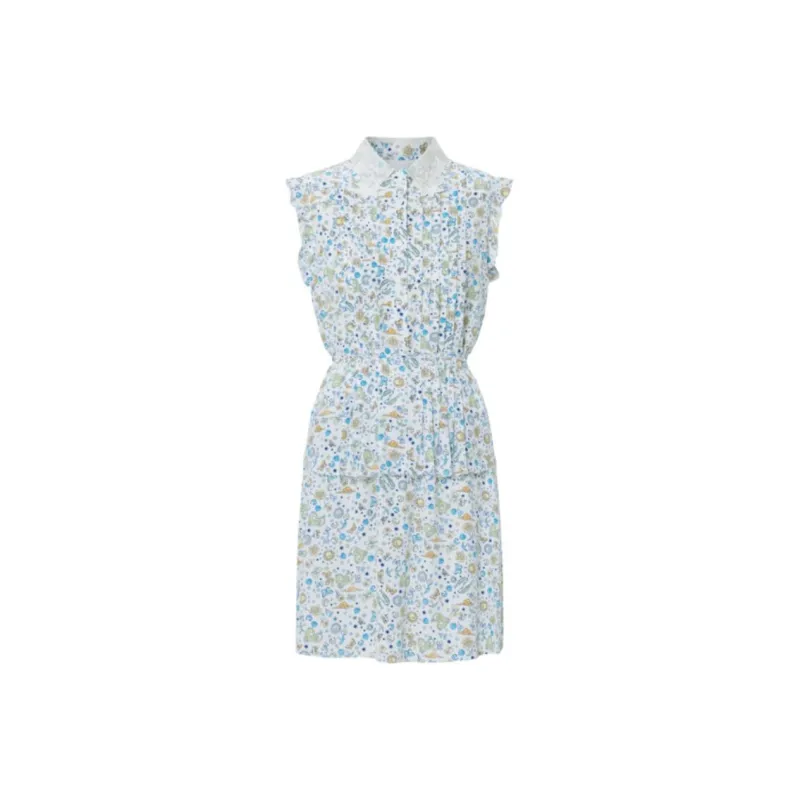 CARVEN Sleeveless Dress Women's White-0