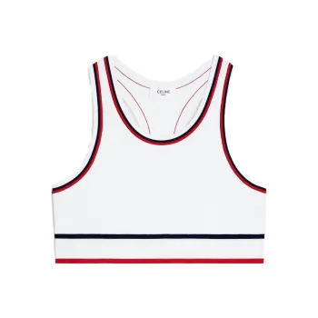 CELINE Sleeveless Sports Shirts Women's White
