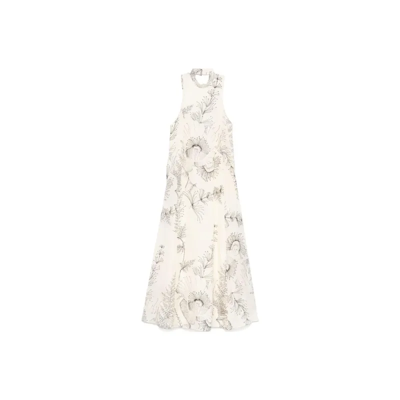 Alysi Satin Maxi Dress-0