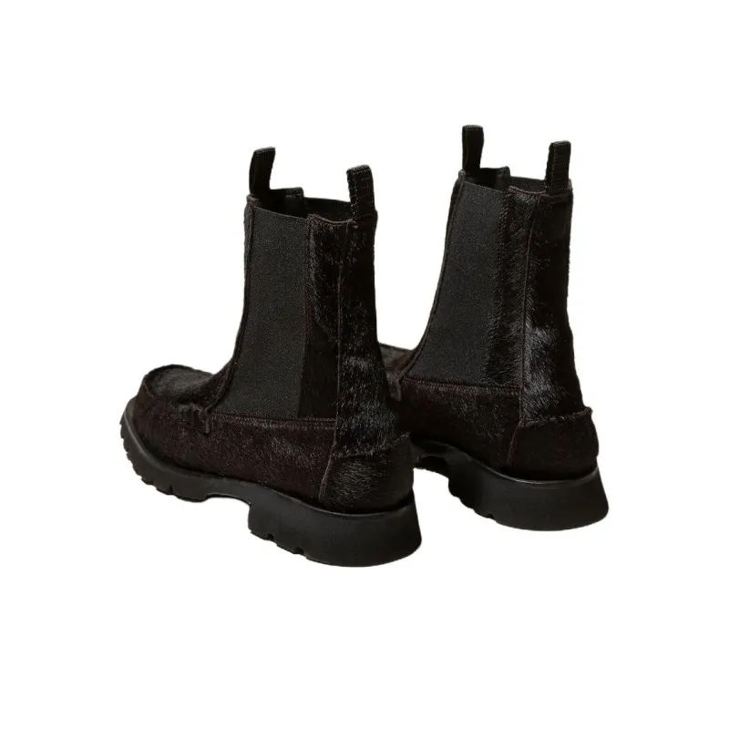 Hereu Alda Crew Chelsea Boots 3cm Men's Black-2