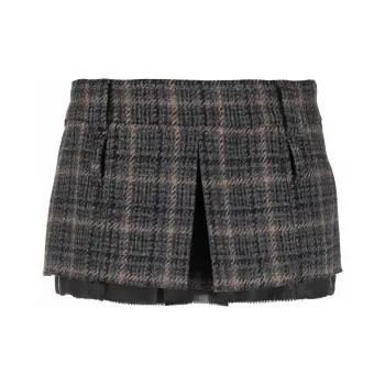 MIU MIU SS22 Casual Short Skirts Women's Black