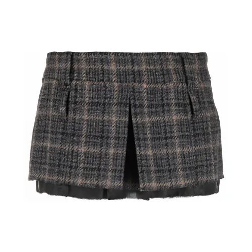 MIU Discover miu SS22 Casual Short Skirts Women's Black