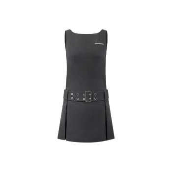 ANN ANDELMAN Sleeveless Dress Women's Gray