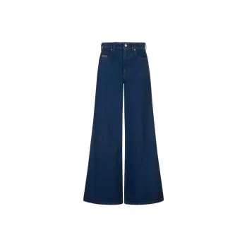 MARNI Logo Patch Wide-Leg Jeans