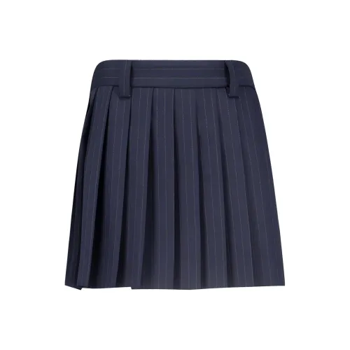 MIU MIU SS24 Casual Short Skirts Women's Marine Blue