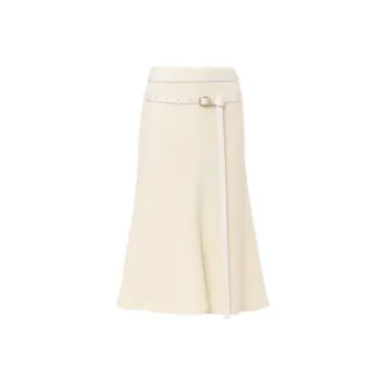 Chloé Casual Long Skirts Women's Ecru
