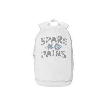 Spare No Pains. Polyester Backpack Unisex Multicolor