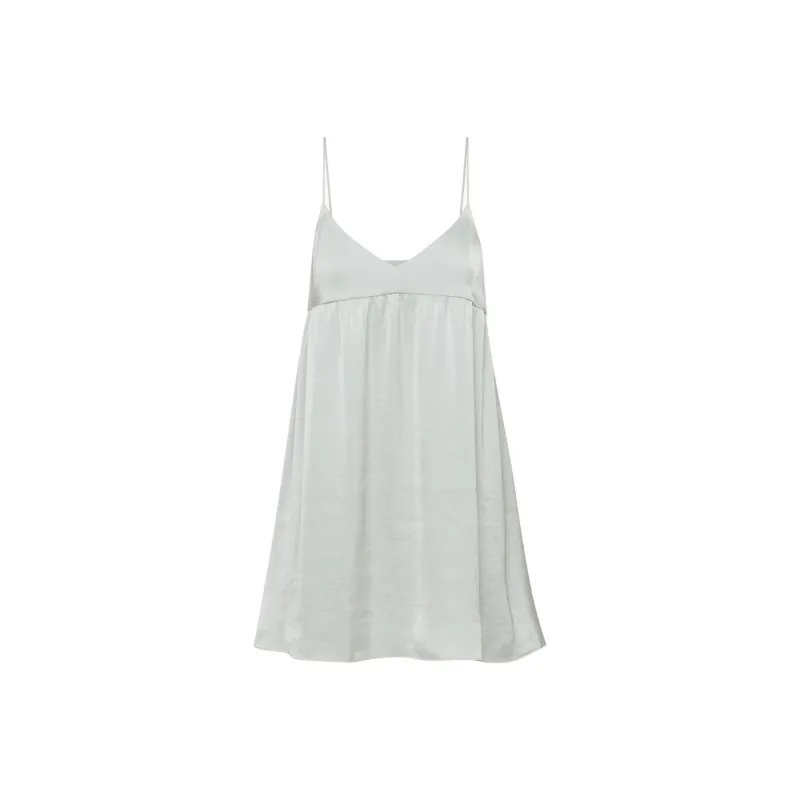 ARITZIA Wilfred Lover Satin Mini Dress Slip Dresses Women's Cool Iced Mint-0