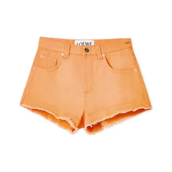 LOEWE Denim Shorts 'Mandarin'
