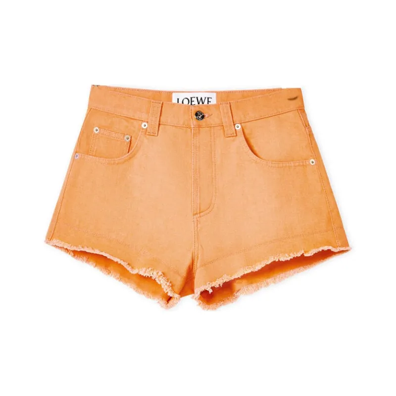 LOEWE Denim Shorts 'Mandarin'-0