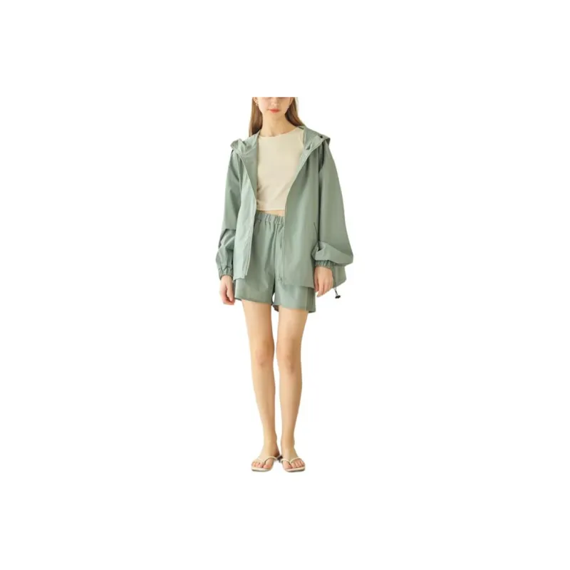 FREAK'S STORE Rash Guard Hoodie Set Casual Suit Women's-6