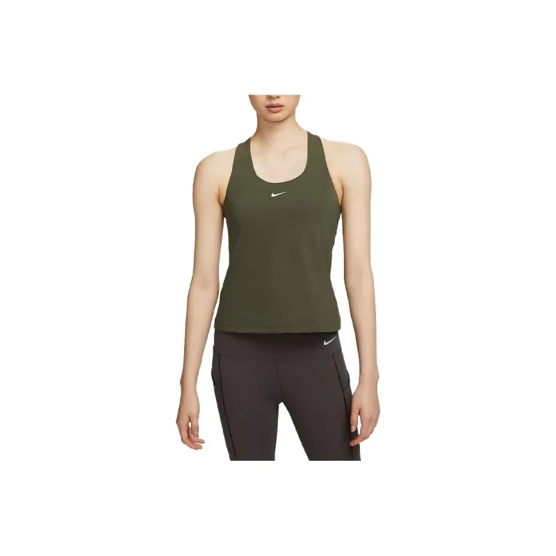 Nike Sleeveless Sports Shirts Women's Khaki Green-0