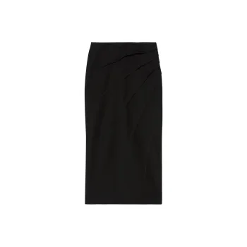GUCCI Drap Detailed Tailored Midi Skirt