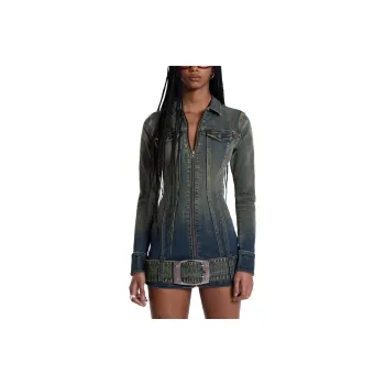 Jaded London Long Sleeved Dresses Women's Dark Blue