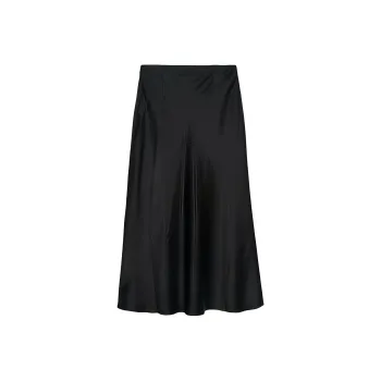 NANUSHKA Satin Midi Skirt