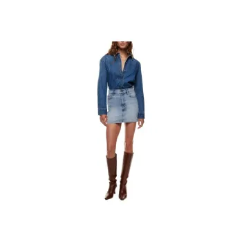 ARITZIA Denim Short Skirts Women's Blue