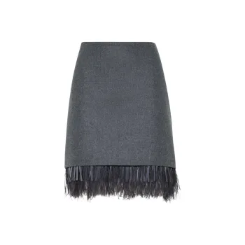 Brunello Cucinelli Couture Zipped Mini Skirt