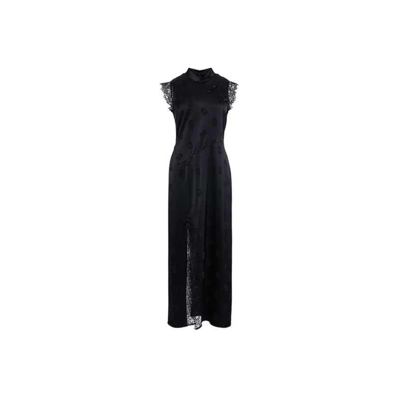 BESIONIA SS24 Sleeveless Dress Women's Black-0