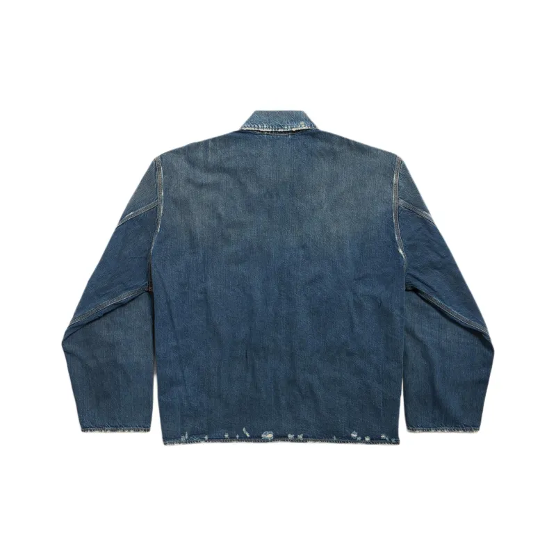 Balenciaga Jackets & Coats Regular Fit Men's Blue-1
