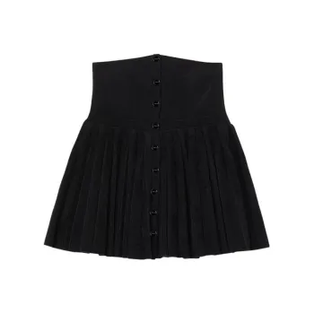 Sandro High rise Buttoned Skirt