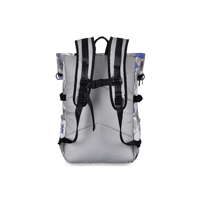 8atheist Polyester Backpack Unisex White-7
