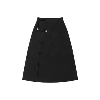 KAZAN Casual Long Skirts Women's Black