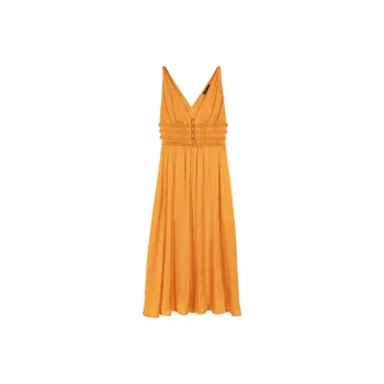 Maje V neck Midi Dress