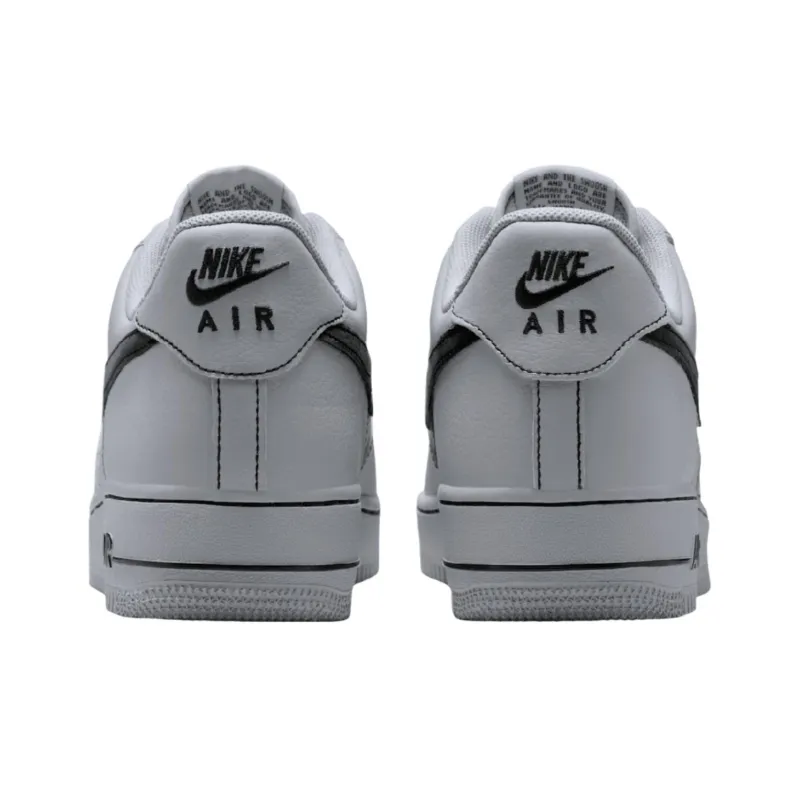 Nike Air Force 1 Anti Slip Wear Resistant Low Top Skateboard Shoes Men's Gray-3