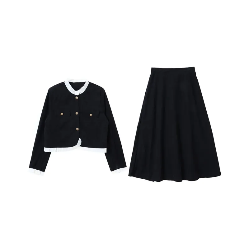 MIMOSA CHUR Skirt Set Women's Black-0