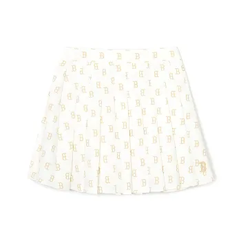 MLB Casual Short Skirts Women's Cream White