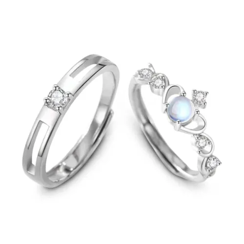 LuluCanaan Glass Cat Eye Rings Unisex