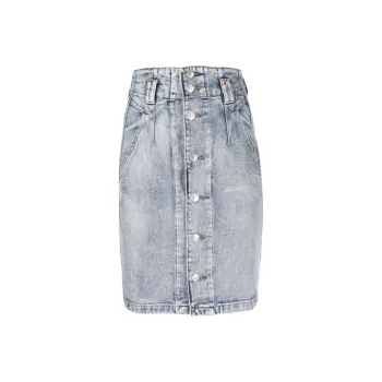 ISABEL MARANT Denim Short Skirts Women's Blue