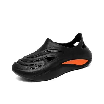 TELENT Clogs Men's Black Orange