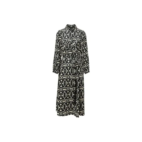 COCOBELLA Long-Sleeved Dresses Women's Black White
