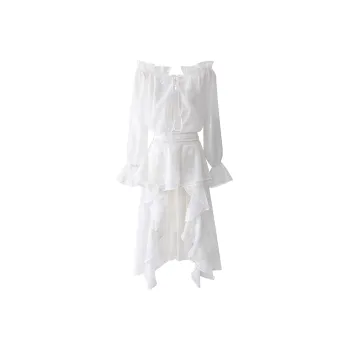 BDGU Long Sleeved Dress Women's White