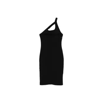 MM6 Maison Margiela Ribbed Slit Dress