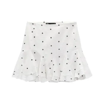 ZARA Casual Short Skirts Women's White