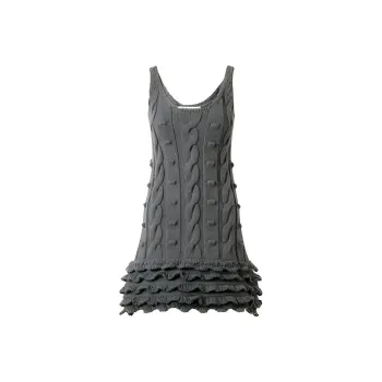 III VIVINIKO Slip Dress Women's Dark Gray