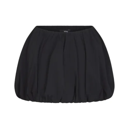 Khy SS24 DROP 007 Poplin Bubble Mini Skirt Gancini-print flared dress Women's Black