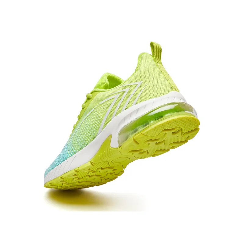 VOIT Running Shoes Unisex Low Top Neon Green/Lake Green-2