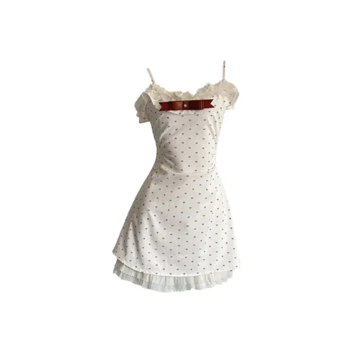 JOSR Slip Dresses Women's White