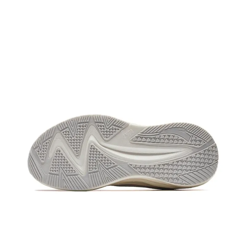 Anta Shock Absorbers With Slip Resistant And Abrasion Resistant Properties Low Top Running Shoes Women's Lotus Gray-4