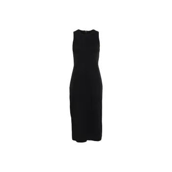 MaxMara Emilia Crewneck Sleeveless Dress