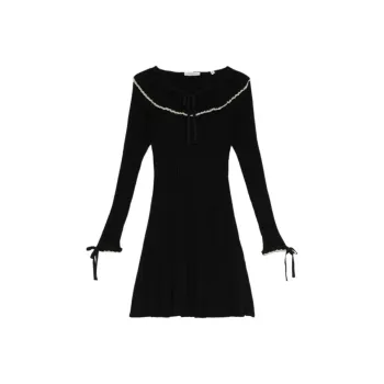 DOEN RAFAELA DRESS Long Sleeved Dress Women's Black