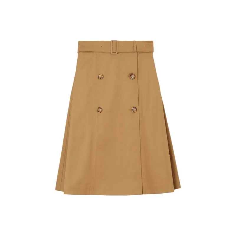 Burberry Belted waist Flared Skirt-0