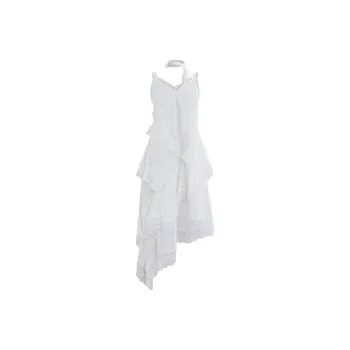AFGGD Slip Dresses Women's White