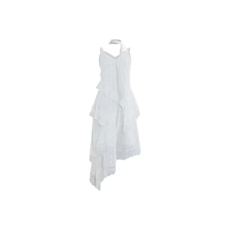 AFGGD Slip Dresses Women's White-0
