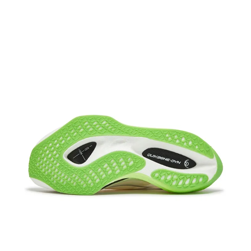 361° Flame 4 Slip Resistant, Abrasion Resistant, Breathable Low Top Carbon Plate Running Shoes Unisex Dewy Lime-4